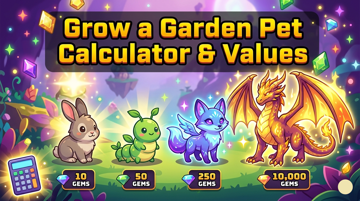 Grow a Garden Pet Value Calculator Feature